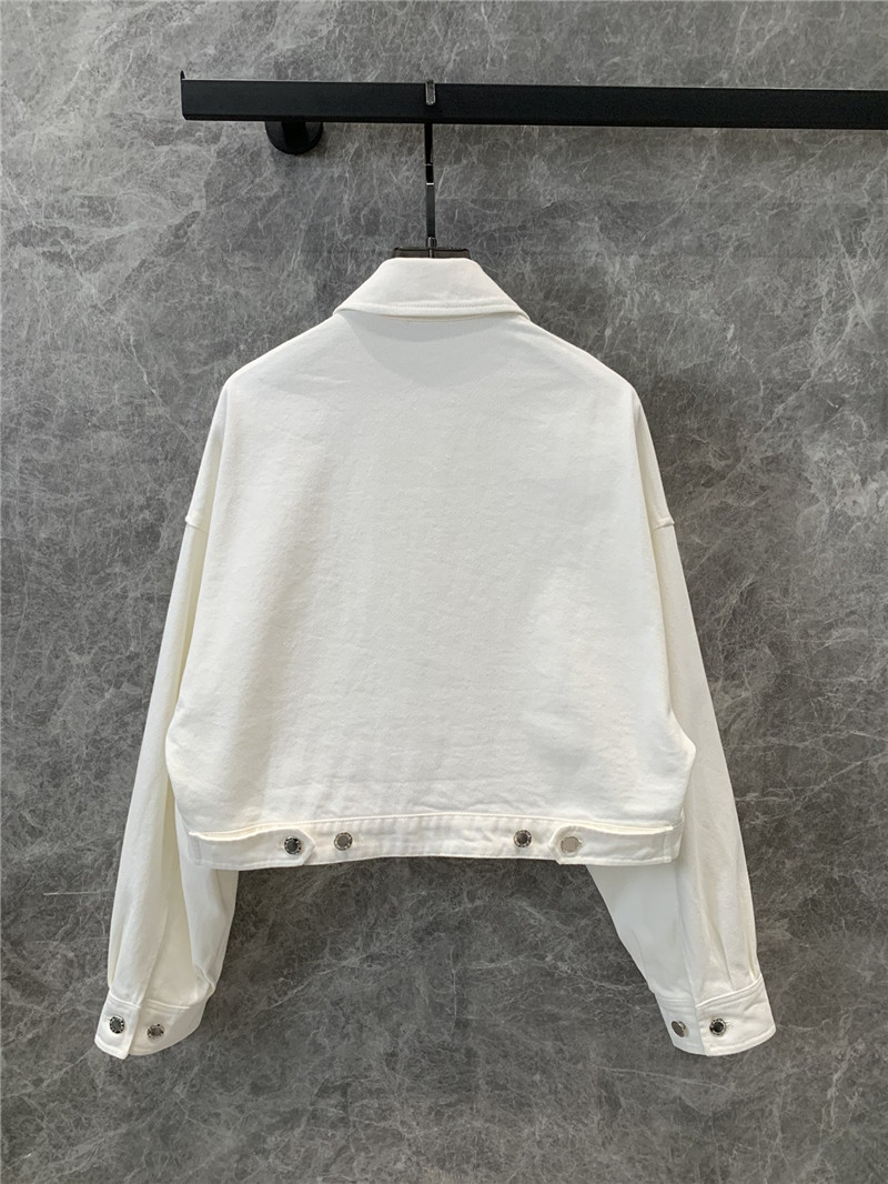 Pra*a evergreen denim jacket replica d&g clothing