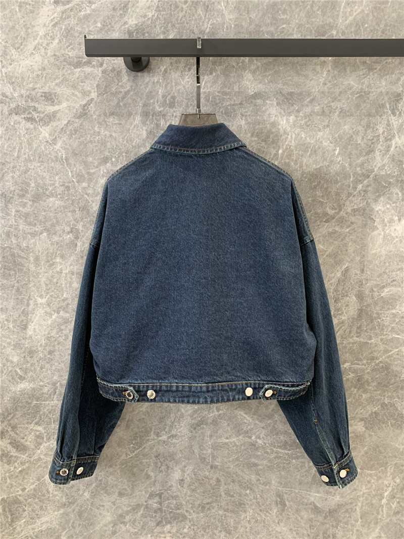 Pra*a evergreen denim jacket replica d&g clothing