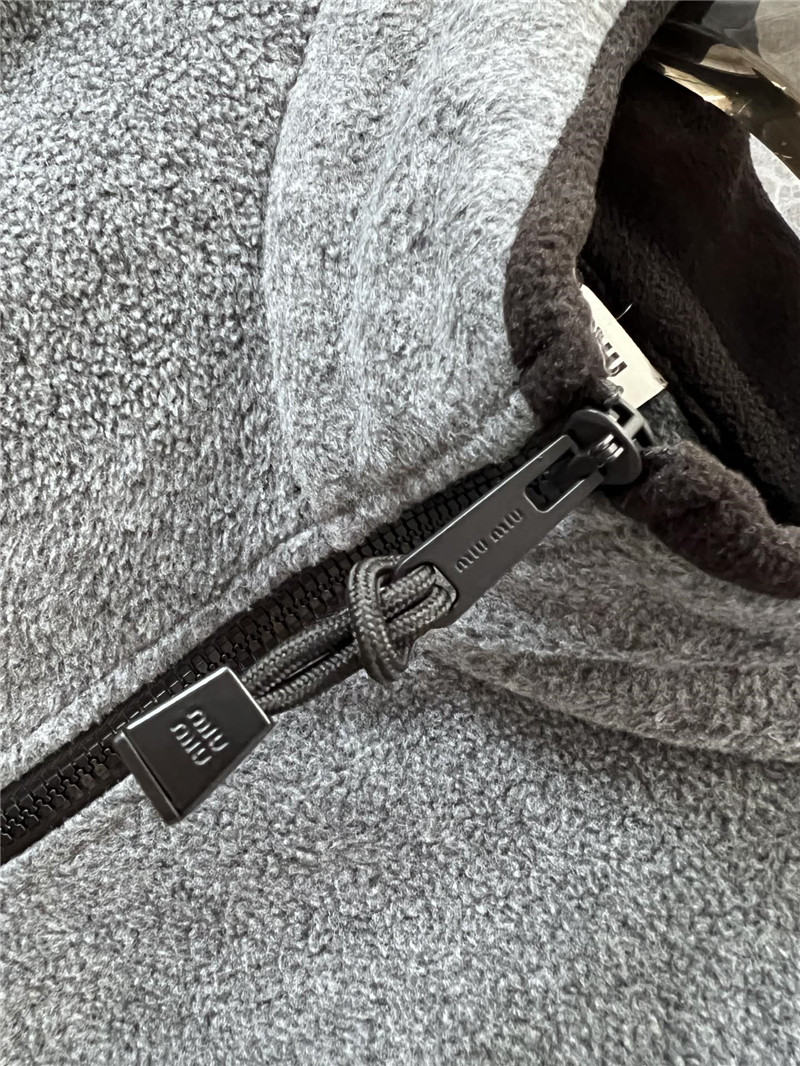 M1um1u stand collar jacket replica designer clothes