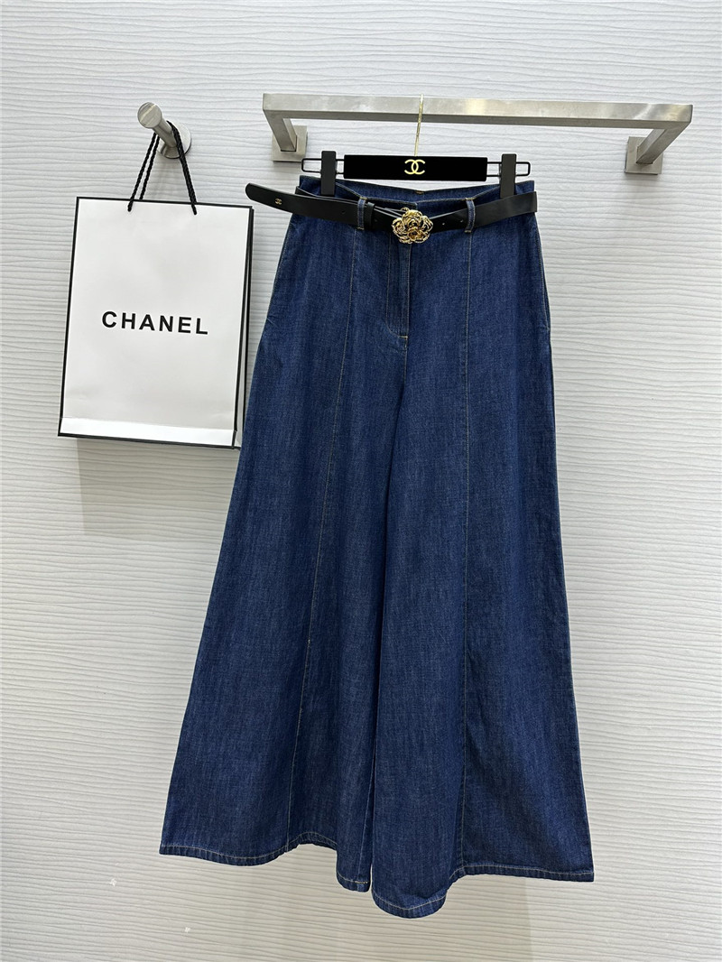 Ch**el wide leg jeans cheap replica designer clothes