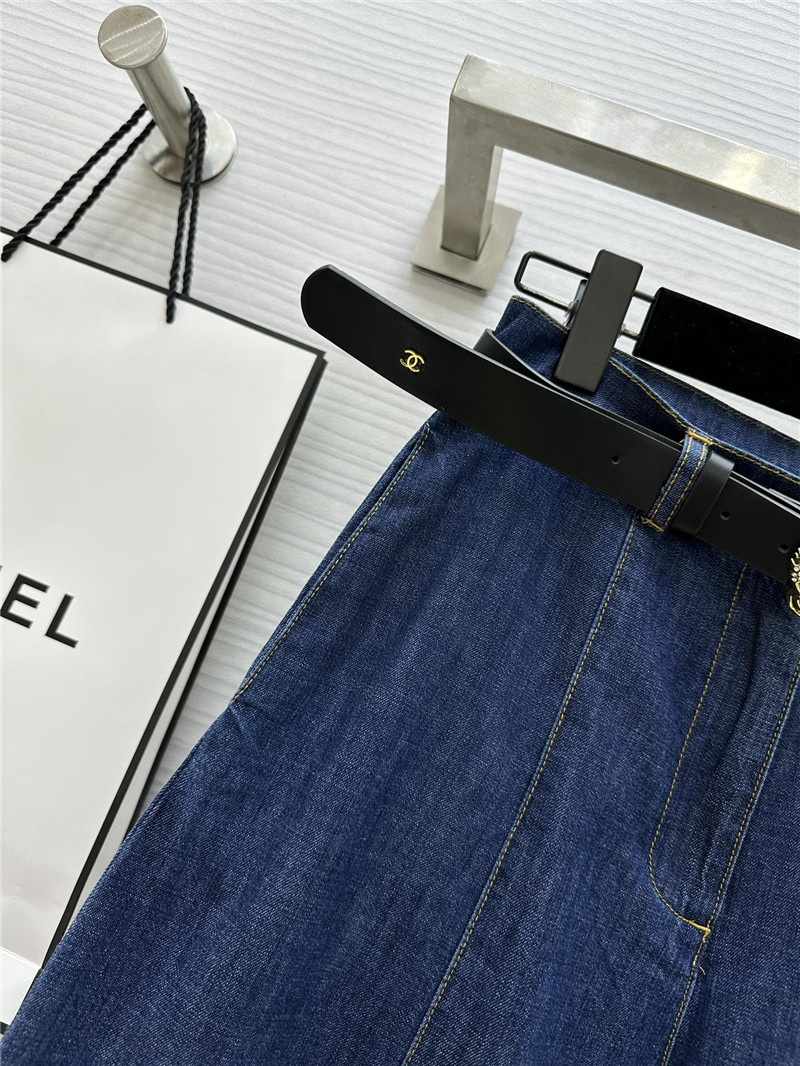 Ch**el wide leg jeans cheap replica designer clothes