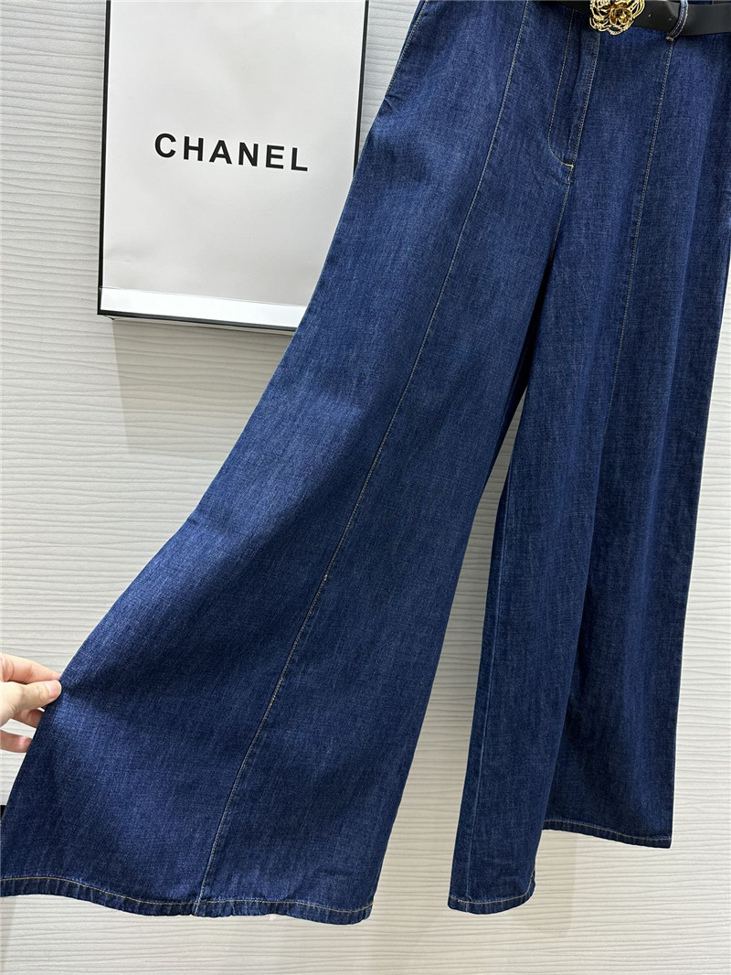Ch**el wide leg jeans cheap replica designer clothes