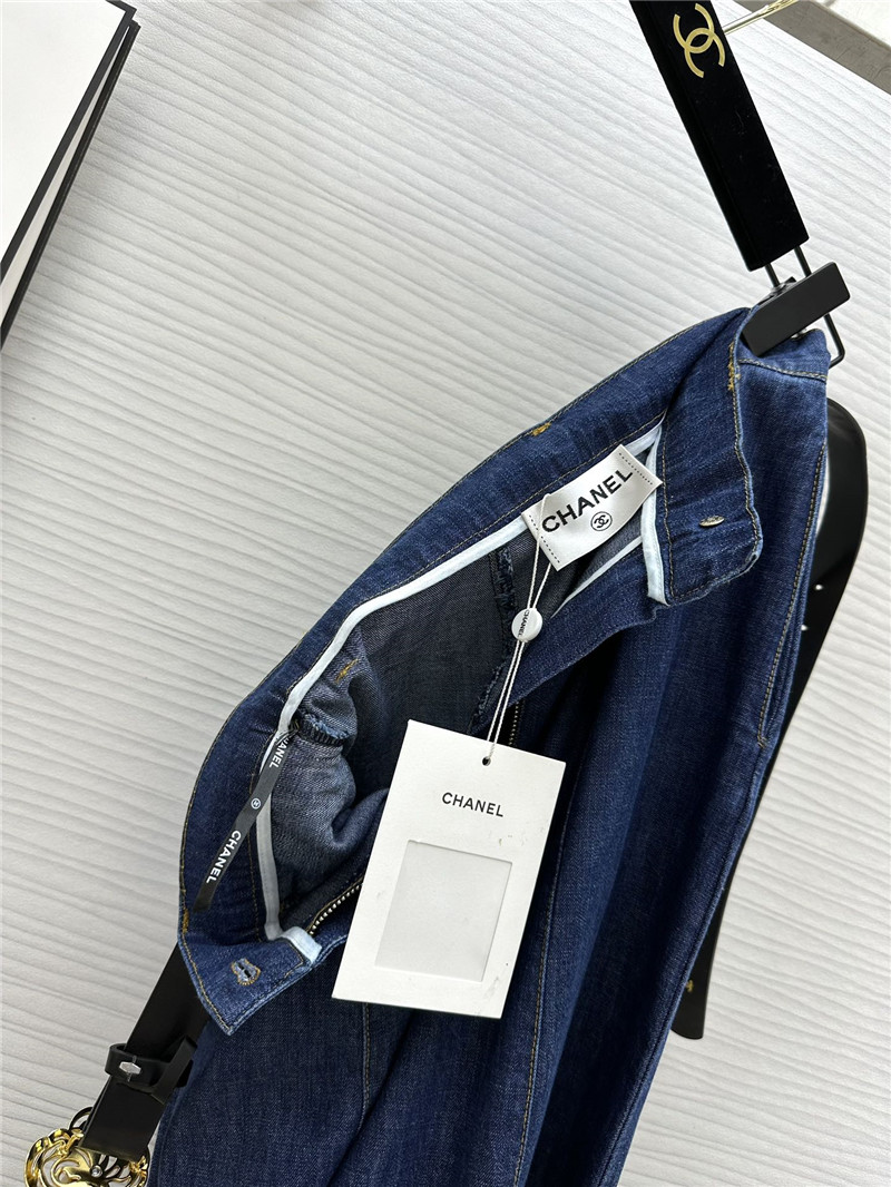 Ch**el wide leg jeans cheap replica designer clothes