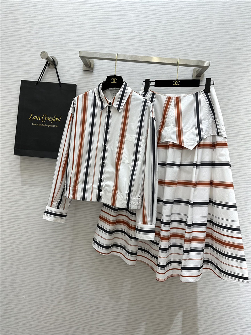 b0tt*ga Ven*ta striped cotton suit replica clothing sites