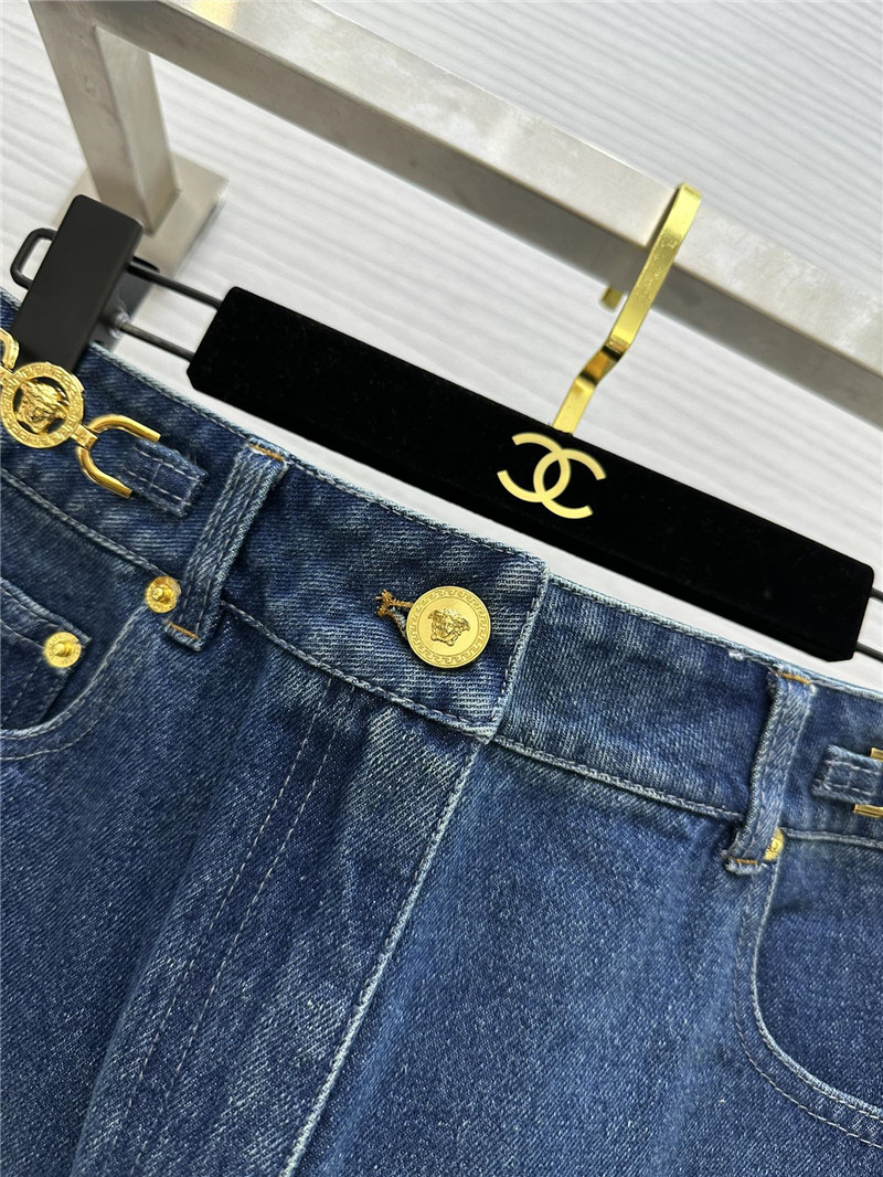 Versace short denim skirt replica clothing sites