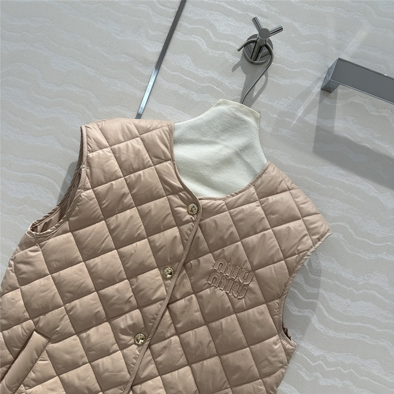 M1um1u cotton vest replica designer clothes