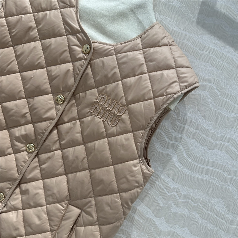 M1um1u cotton vest replica designer clothes