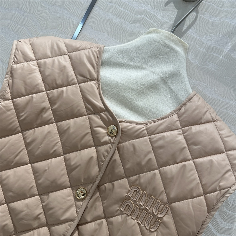 M1um1u cotton vest replica designer clothes