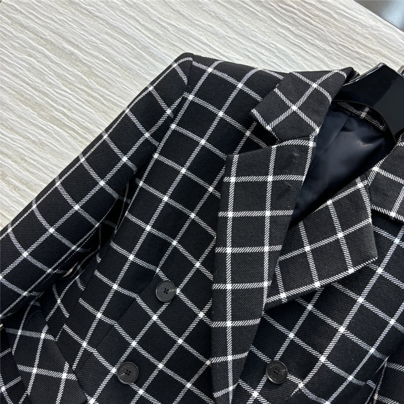 D10r checkered suit jacket cheap replica designer clothes