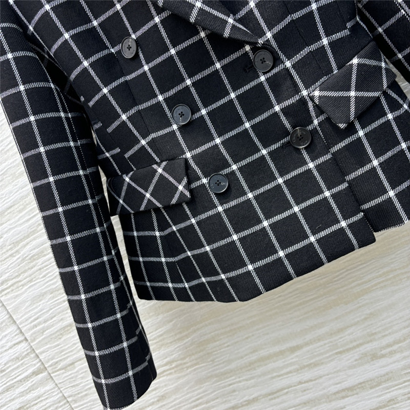D10r checkered suit jacket cheap replica designer clothes