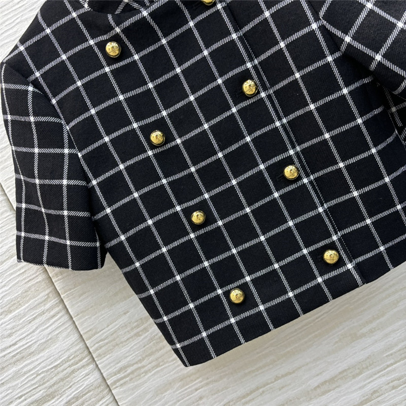 D10r short jacket + skirt set replica clothes