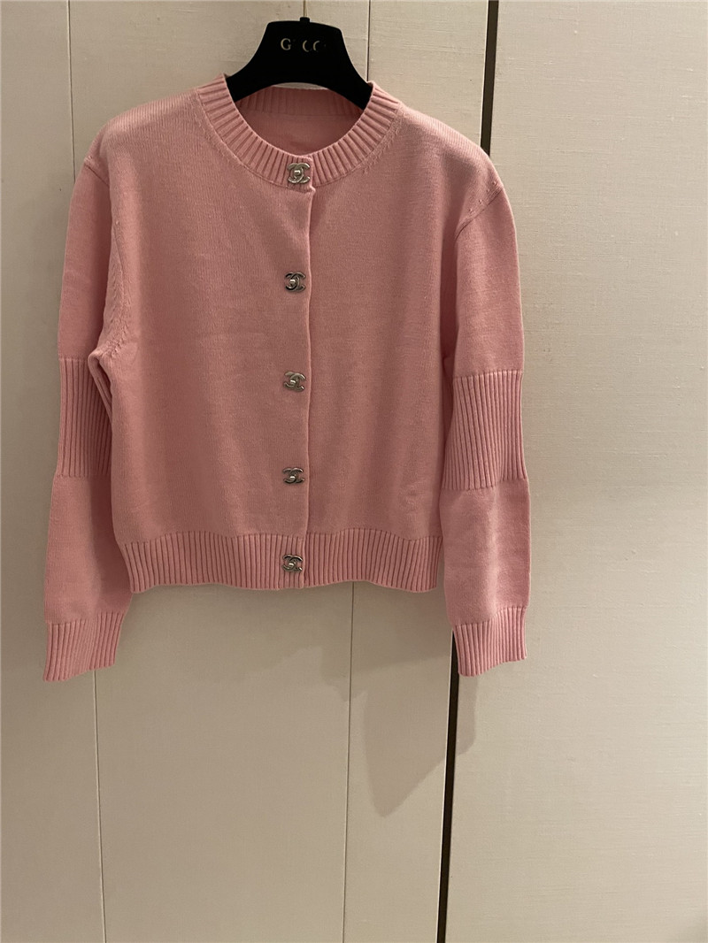 Ch**el trunlocks crop cardigan pink