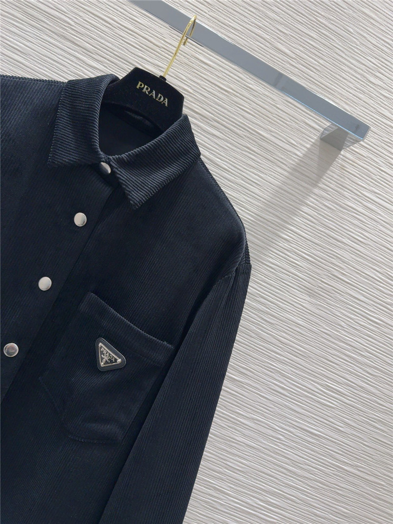 Pra*a flocked new shirt replica clothing sites