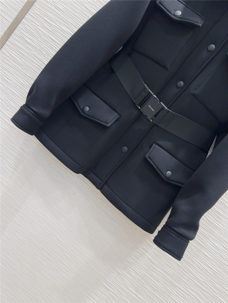 Pra*a space cotton fashion jacket replica designer clothes