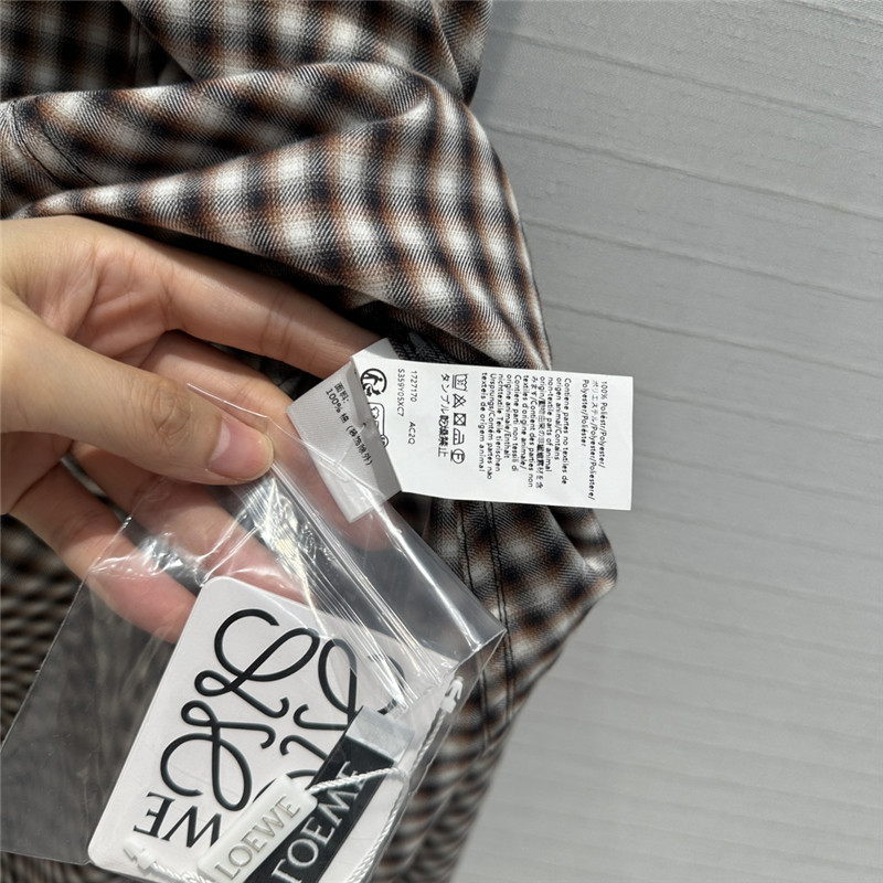 L0ew* age-reducing plaid midi skirt replica clothing