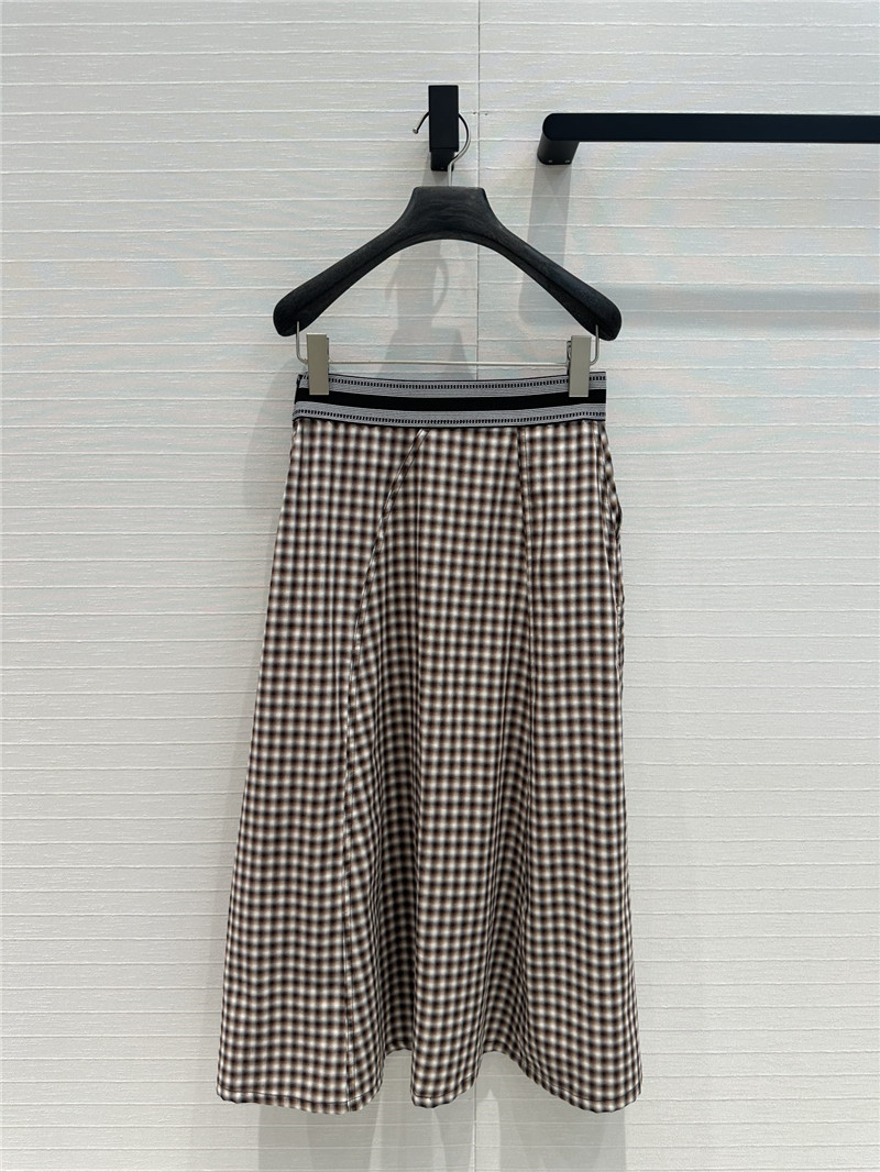 L0ew* age-reducing plaid midi skirt replica clothing