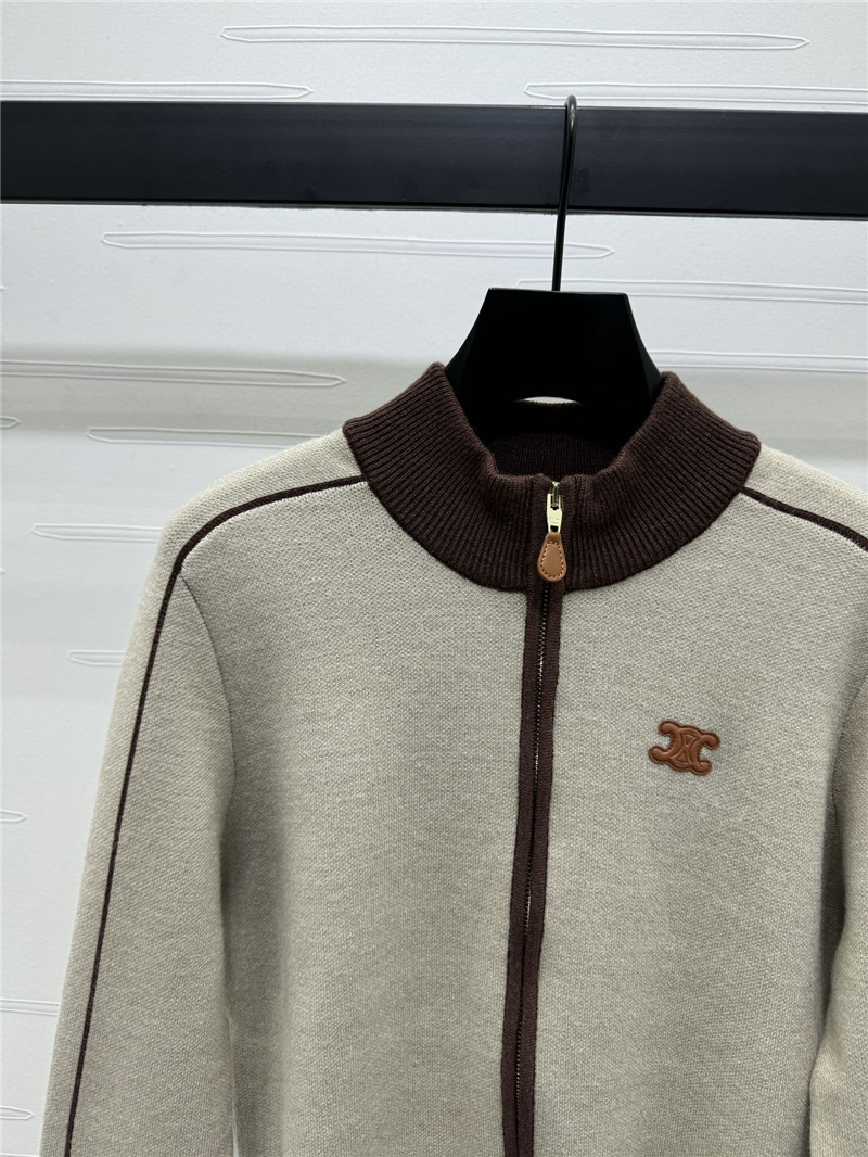 Ce1i*e triomphe striped track jacket white/brown