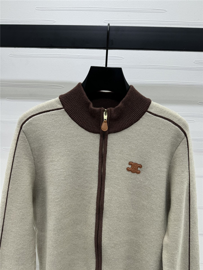 Ce1i*e triomphe striped track jacket white/brown