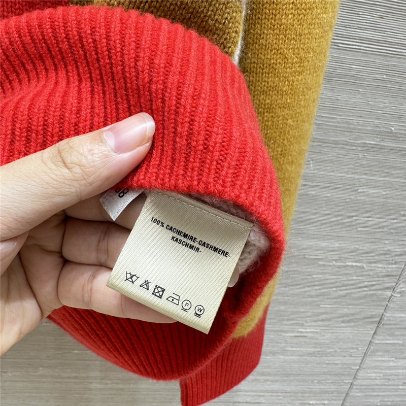 H**me5 lettres equestres long-sleeve sweater orange