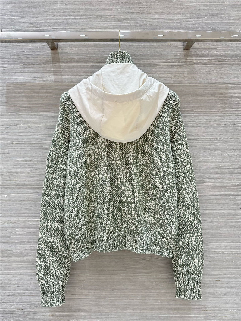 Moncler floral knitted jacket replica clothing sites