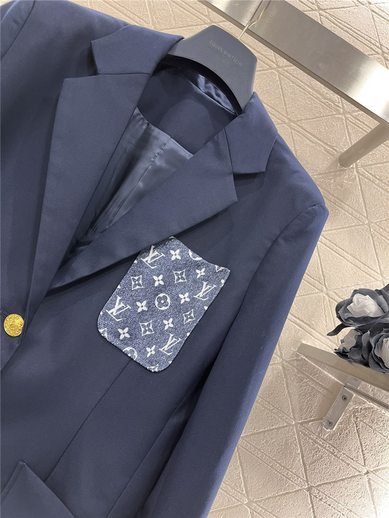 l0vis Vvtt0n lv lapel pocket suit jacket replica clothes