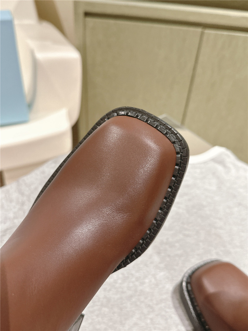 Pra*a phenix burgundy leather knee-high boots