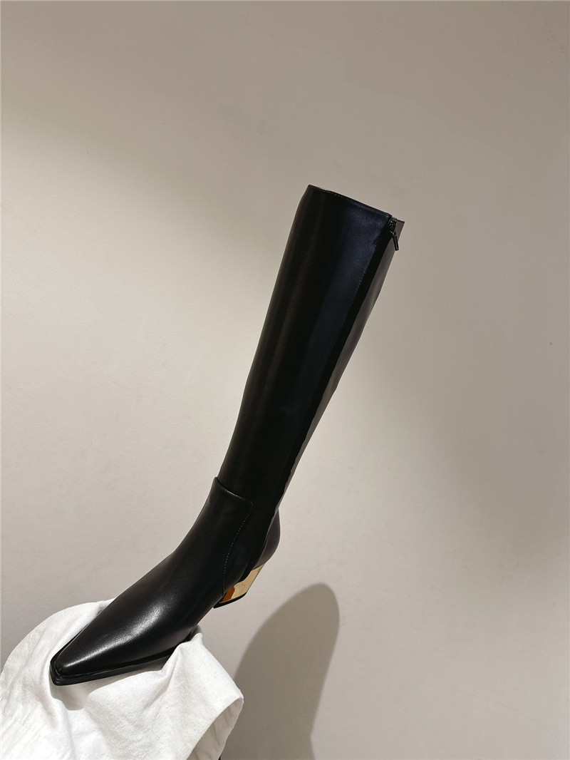 b0tt*ga Ven*ta tex leather knee-high boots