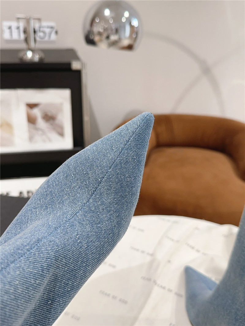 A1exa*der wang denim pointed toe stiletto heel ankle boots