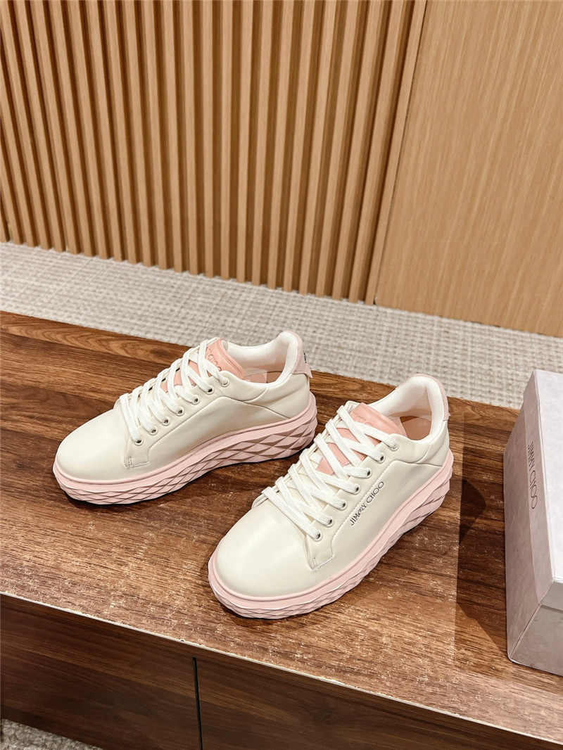 j1m*y ch00 beige pink D1am0nd maxi/f ii sneakers