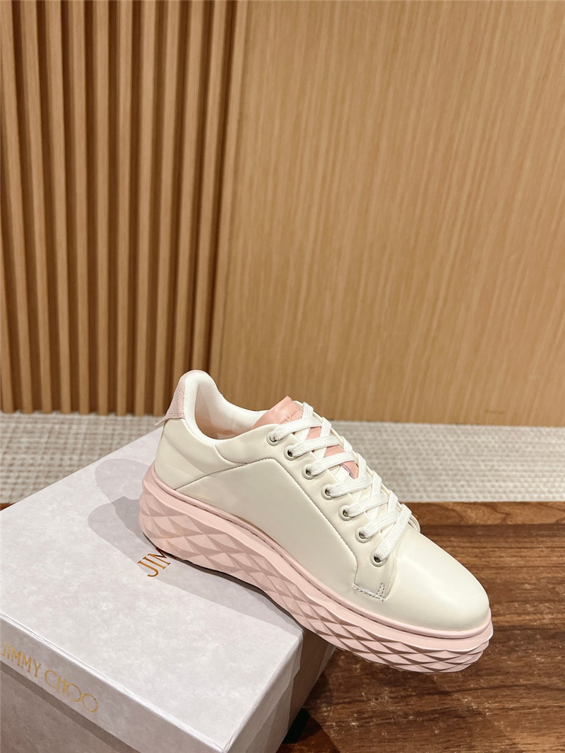 j1m*y ch00 beige pink D1am0nd maxi/f ii sneakers