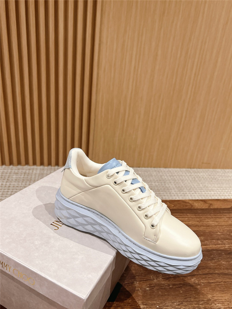 j1m*y ch00 D1am0nd maxi/f ii combo sneakers in beige