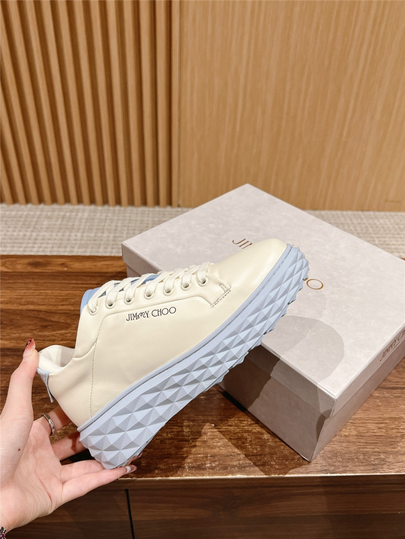 j1m*y ch00 D1am0nd maxi/f ii combo sneakers in beige