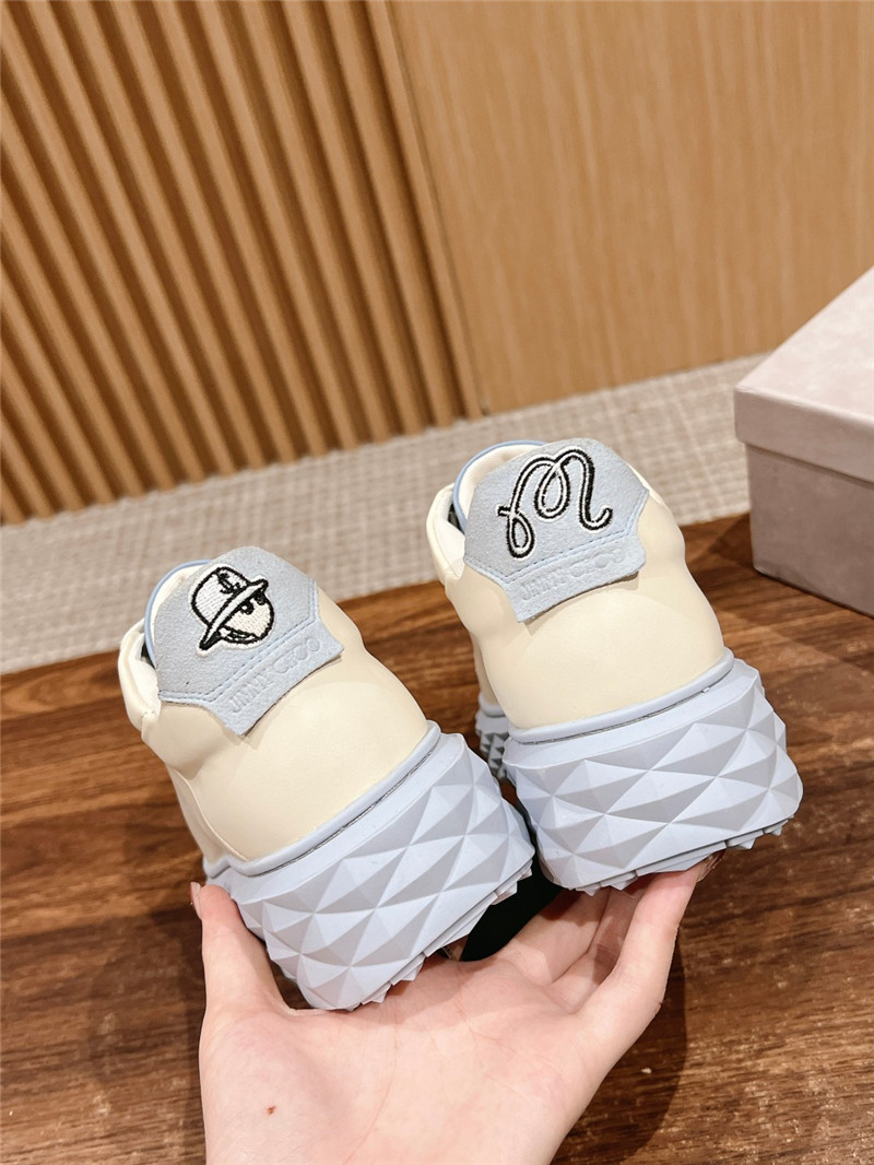 j1m*y ch00 D1am0nd maxi/f ii combo sneakers in beige