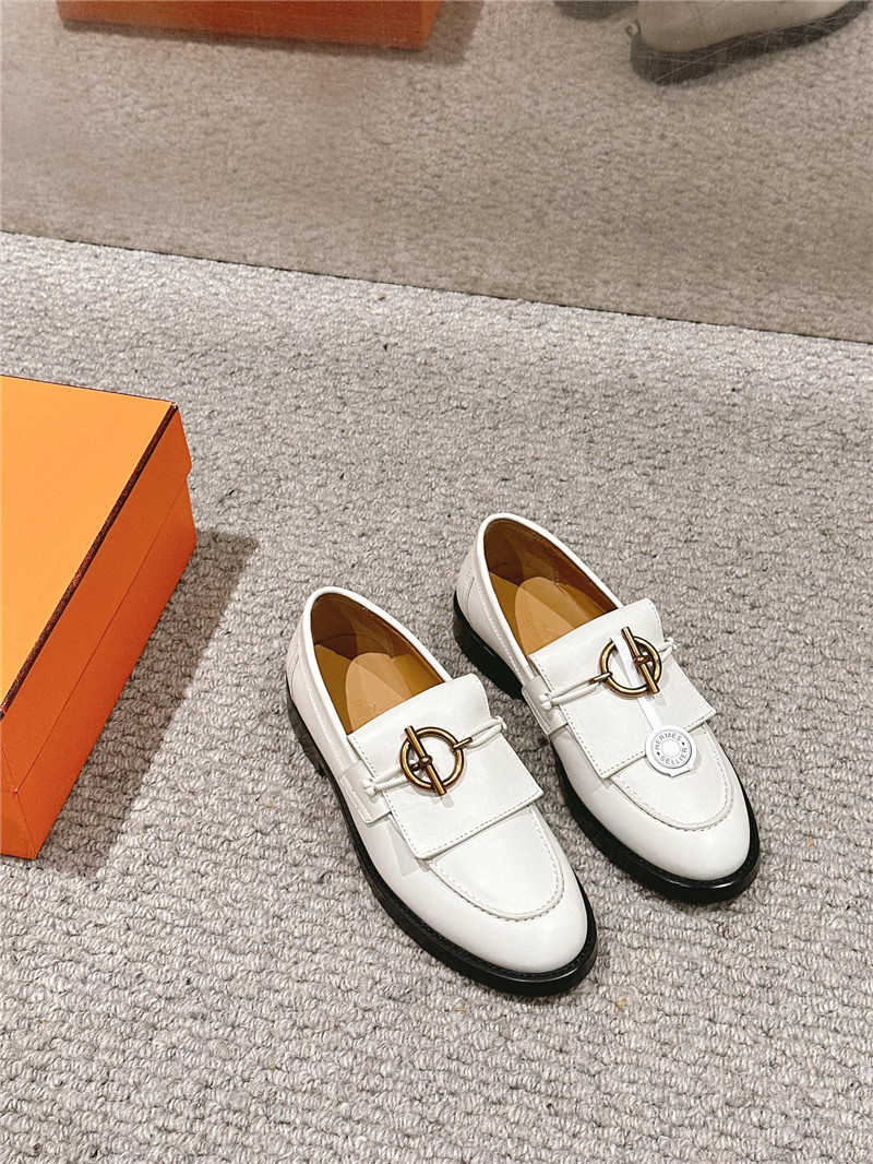 H**me5 impact loafers in white calfskin