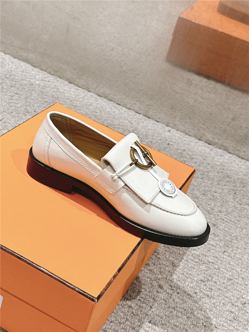 H**me5 impact loafers in white calfskin