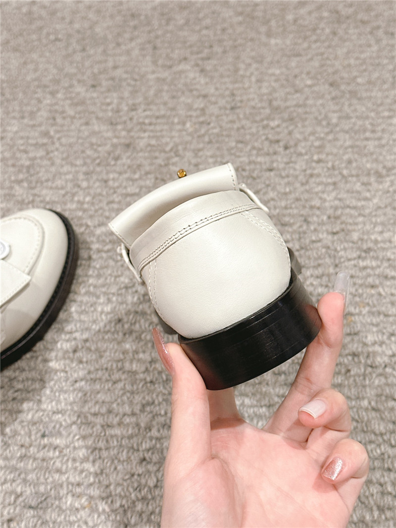 H**me5 impact loafers in white calfskin