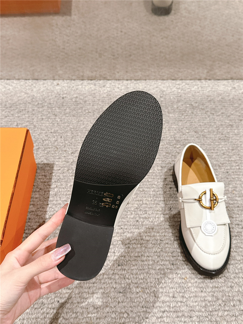 H**me5 impact loafers in white calfskin