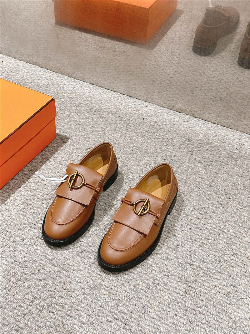 H**me5 impact loafers in naturel calfskin