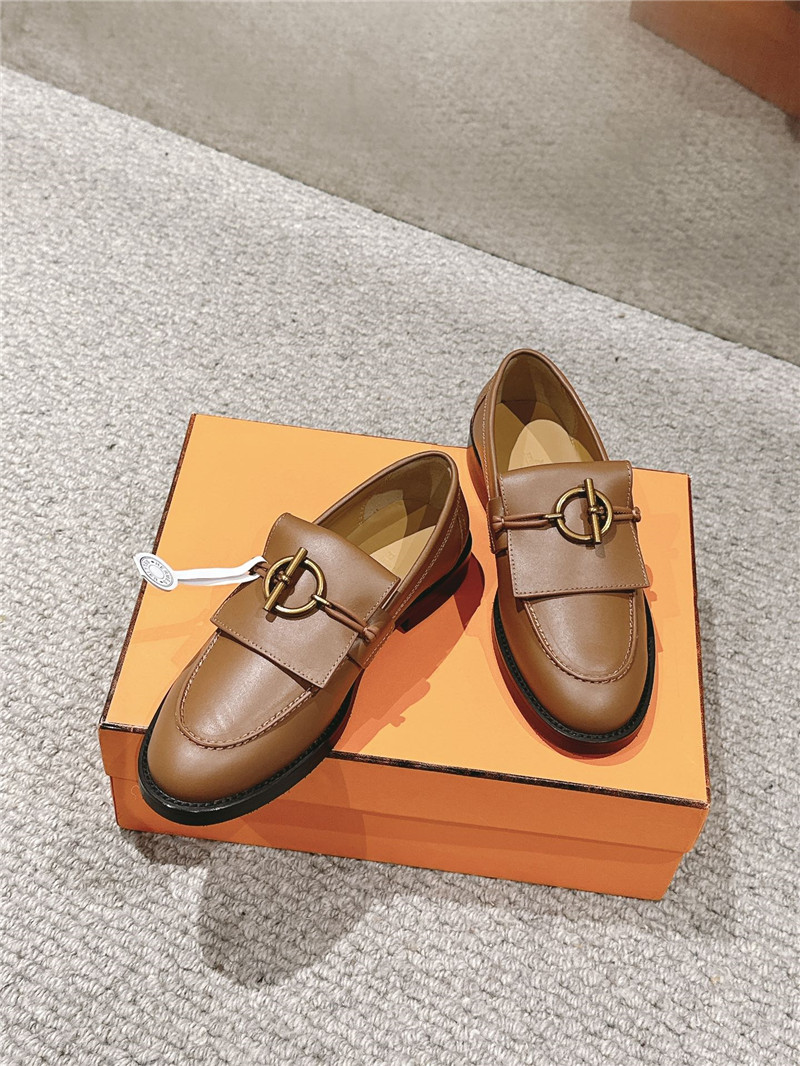 H**me5 impact loafers in naturel calfskin