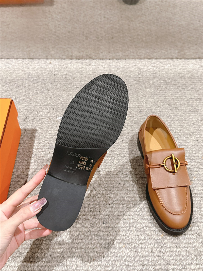 H**me5 impact loafers in naturel calfskin