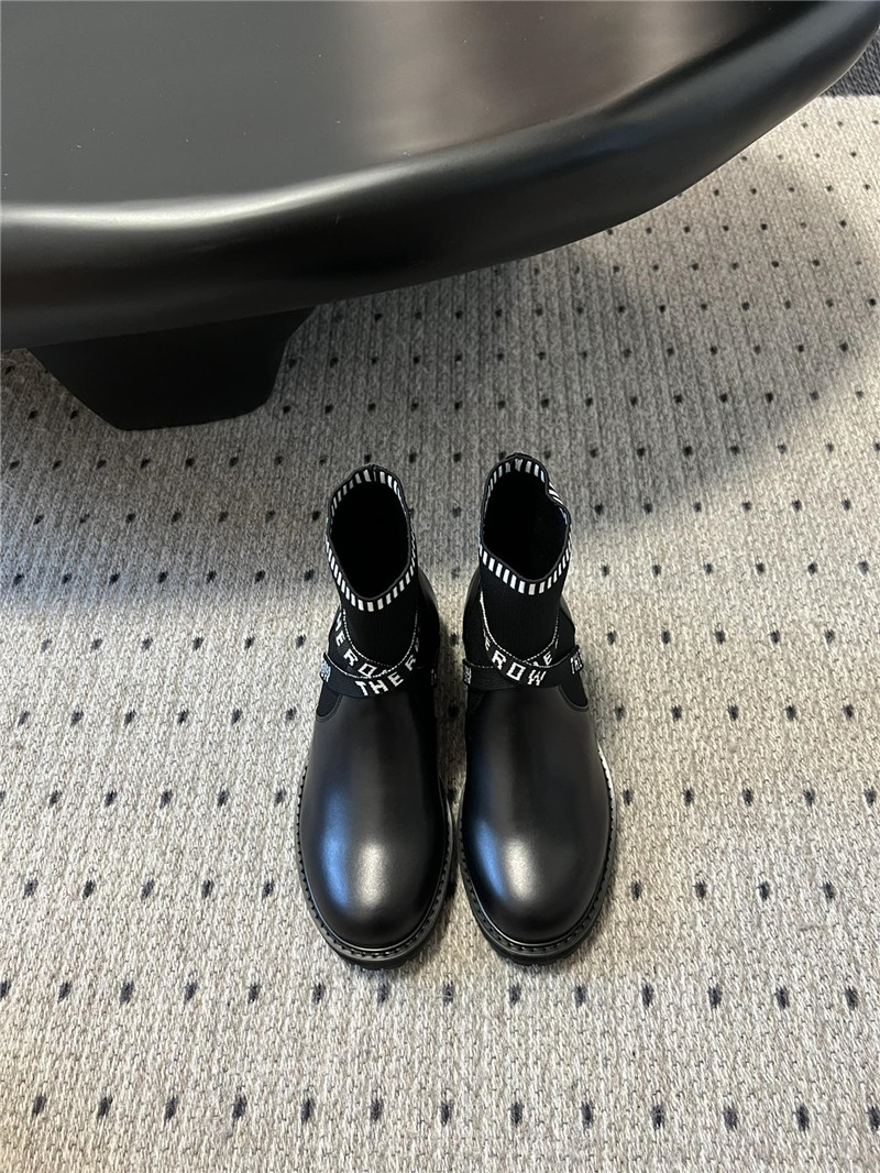 The R0w flying knit socks ankle boots replica designer shoes