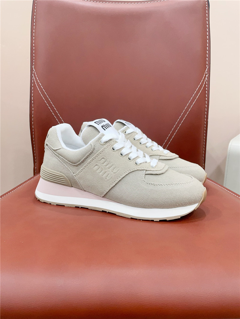 Miu Miu x New Balance 574 Leather Sneakers for Women