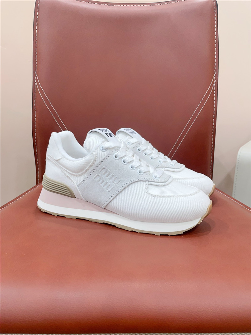Miu Miu x New Balance 574 Leather Sneakers