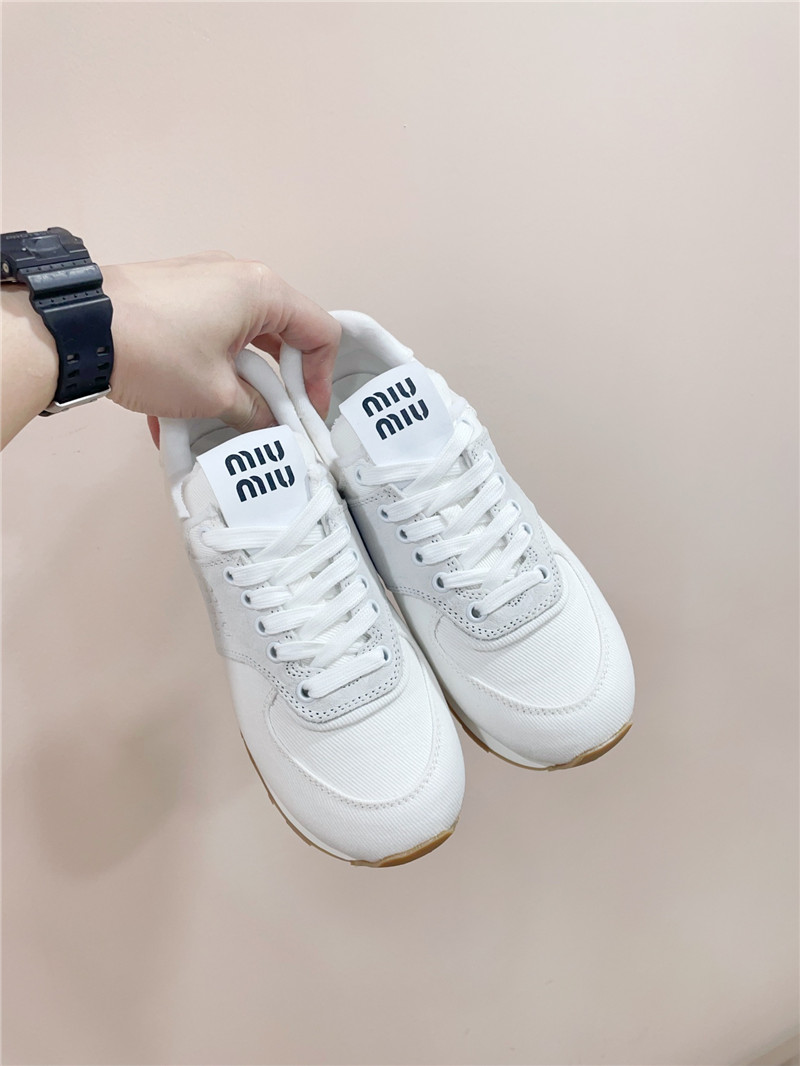 Miu Miu x New Balance 574 Leather Sneakers