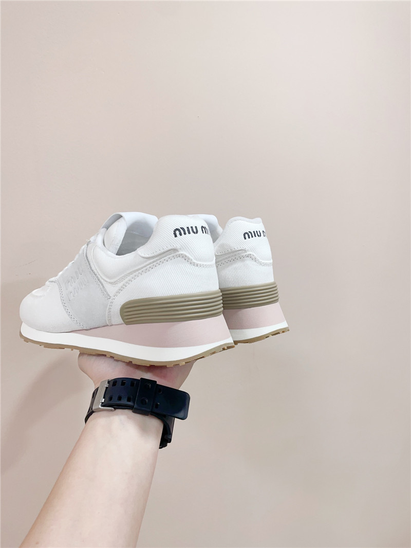 Miu Miu x New Balance 574 Leather Sneakers
