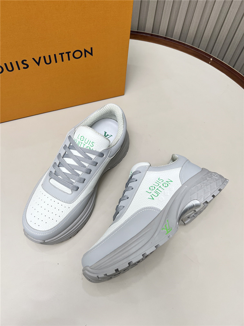 l0vis Vvtt0n lv gray platform sneakers