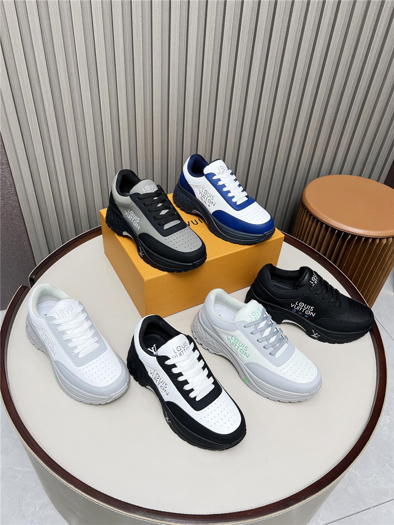 l0vis Vvtt0n lv gray platform sneakers