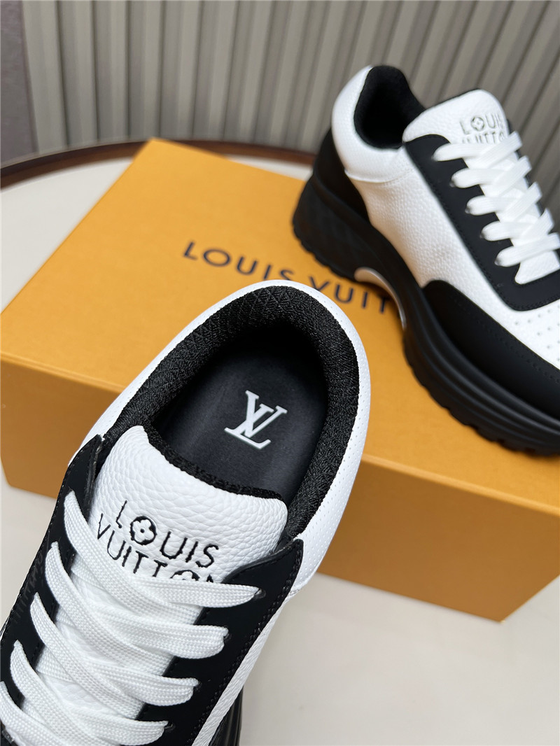 l0vis Vvtt0n lv black  white platform sneakers