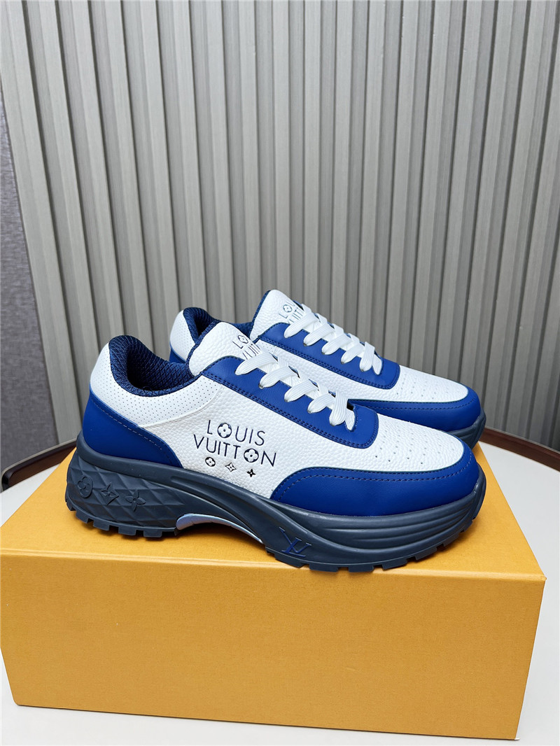 l0vis Vvtt0n lv blue white platform sneakers