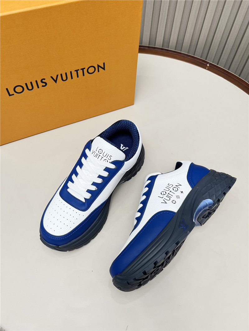 l0vis Vvtt0n lv blue white platform sneakers